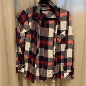 Rails flannel button down